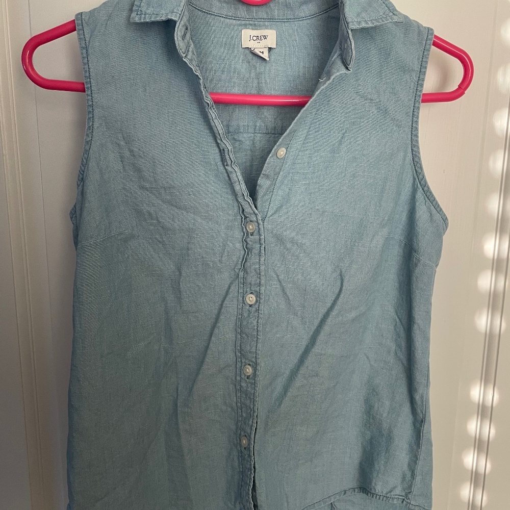 J. Crew Chambray button up